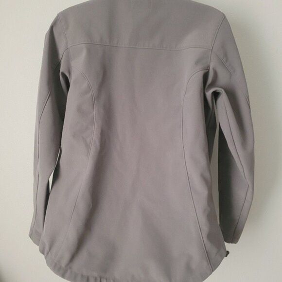 Dickies Jacket grey black zip front shell small womens performance coat lady - Picture 10 of 16
